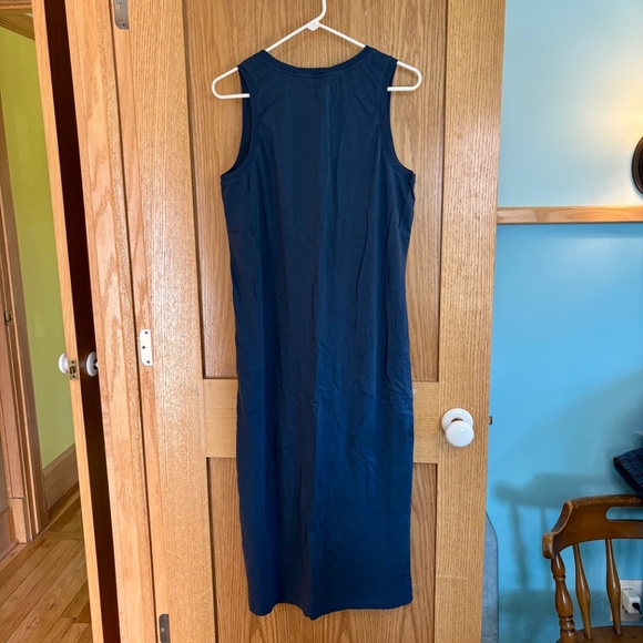 Pact Jersey T-Shirt Dress Blue Size Large - Picture 3 of 5
